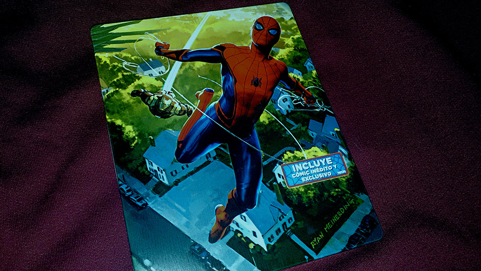 Fotografías del Steelbook de Spider-Man: Homecoming en UHD 4K 4