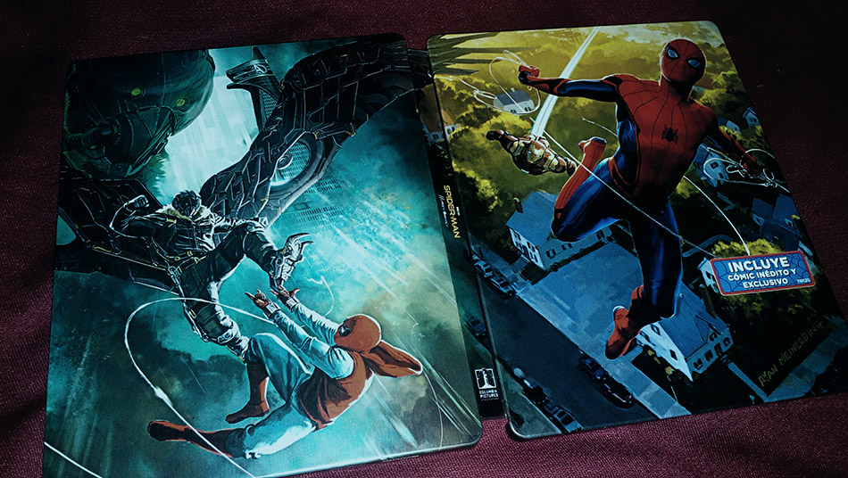Fotografías del Steelbook de Spider-Man: Homecoming en UHD 4K 8