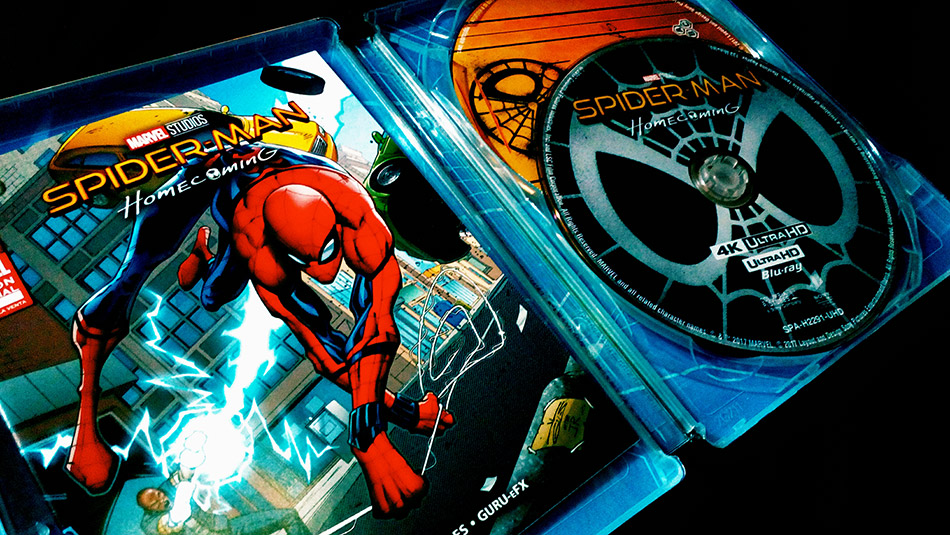 Fotografías del Steelbook de Spider-Man: Homecoming en UHD 4K 10