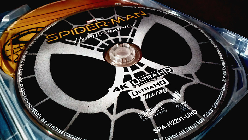 Fotografías del Steelbook de Spider-Man: Homecoming en UHD 4K 11