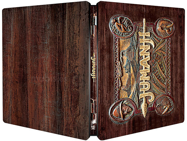 Diseño de la carátula de Jumanji - Edición Metálica en Blu-ray 2