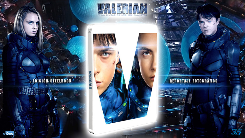 Fotografías del Steelbook de Valerian y la Ciudad de los Mil Planetas 3D/2D 1