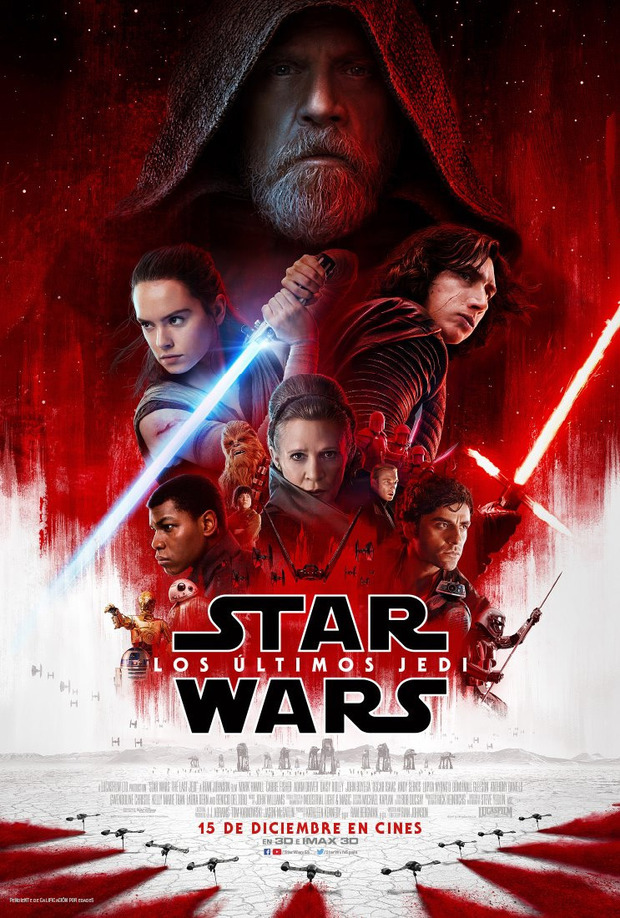 Reservas abiertas para Star Wars: Los Últimos Jedi en Blu-ray, 3D y Steelbook
