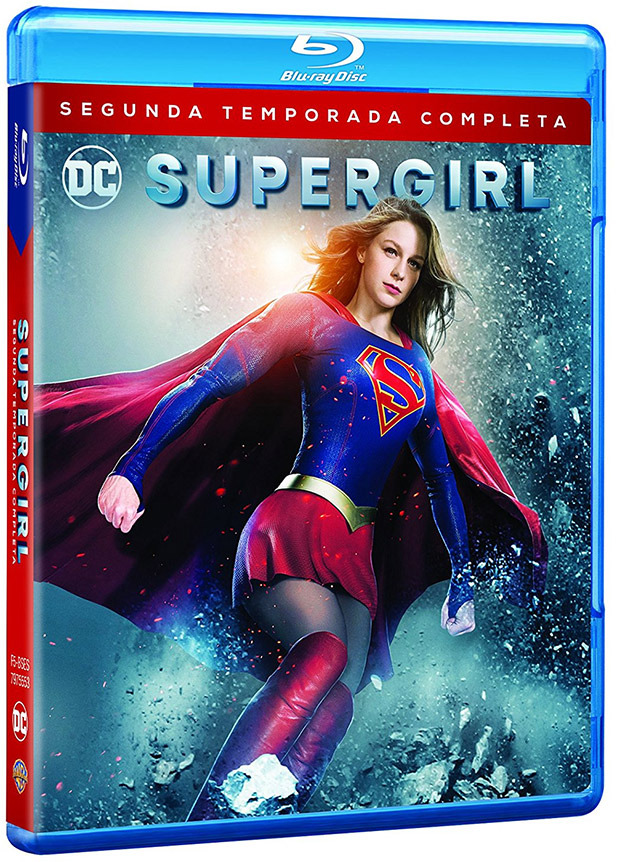 Diseño de la carátula de Supergirl - Segunda Temporada en Blu-ray 1