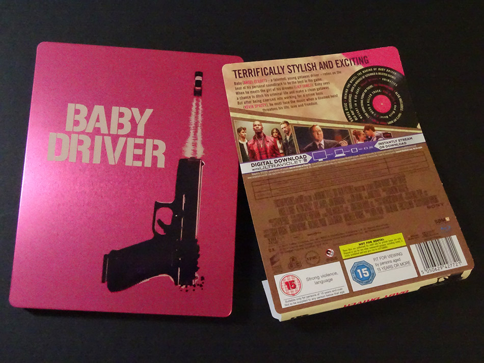 Fotografías del Steelbook de Baby Driver en Blu-ray (UK) 2