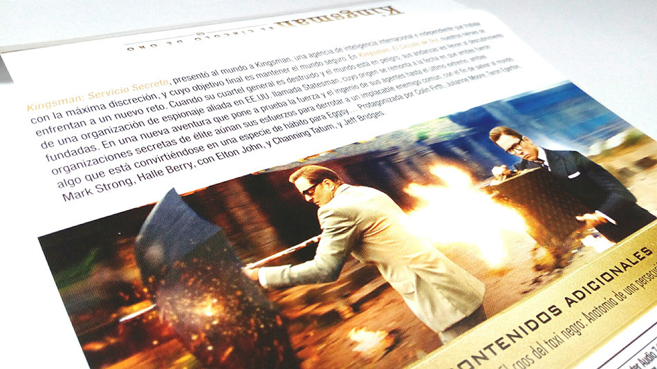 Fotografías del Steelbook de Kingsman: El Círculo de Oro en Blu-ray 4