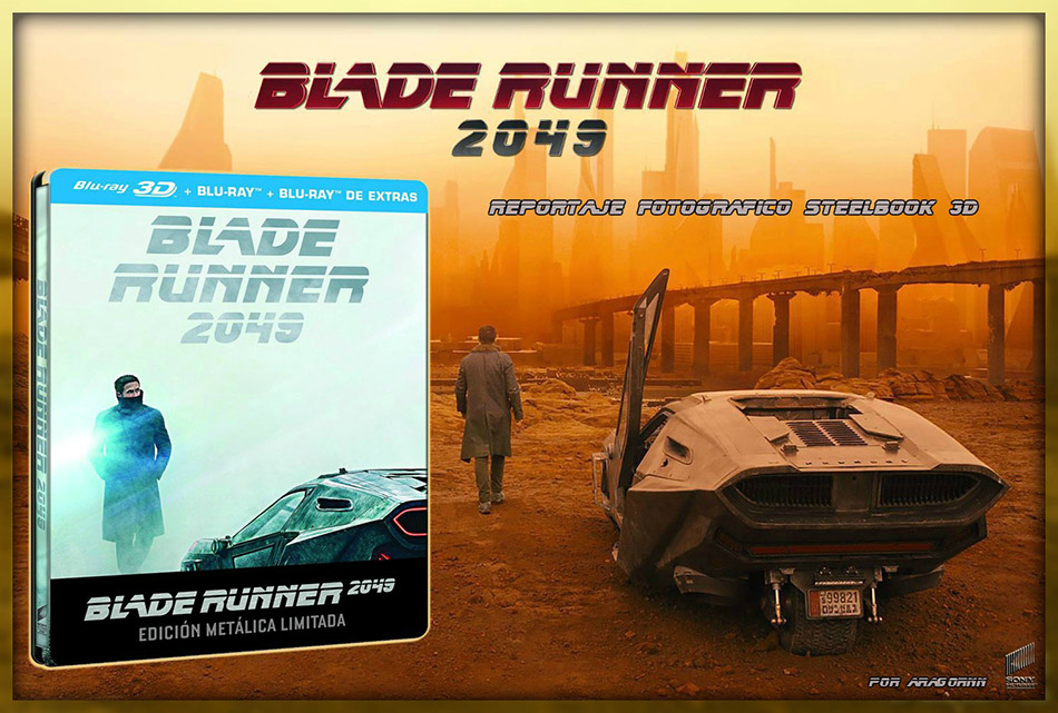Fotografías del Steelbook de Blade Runner 2049 en Blu-ray 3D 1