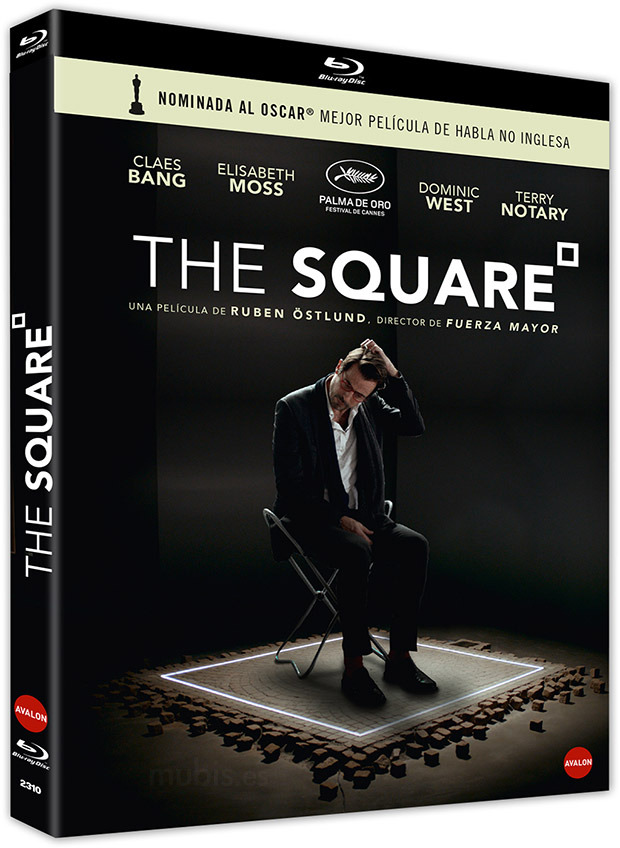 Detalles de la caja de The Square en Blu-ray 1