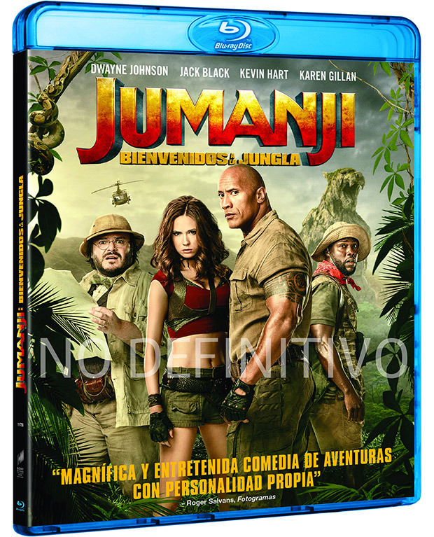 Jumanji: Bienvenidos a la Jungla Blu-ray 1