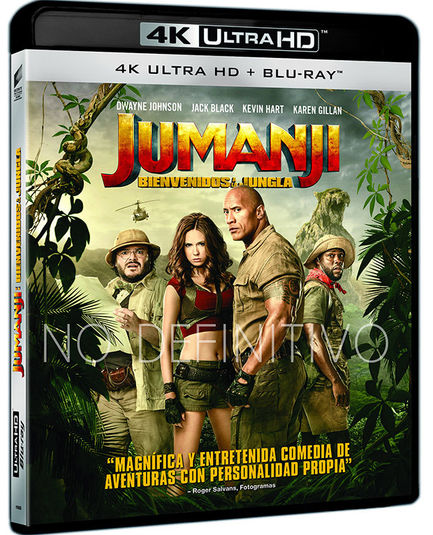 Jumanji: Bienvenidos a la Jungla Ultra HD Blu-ray 3
