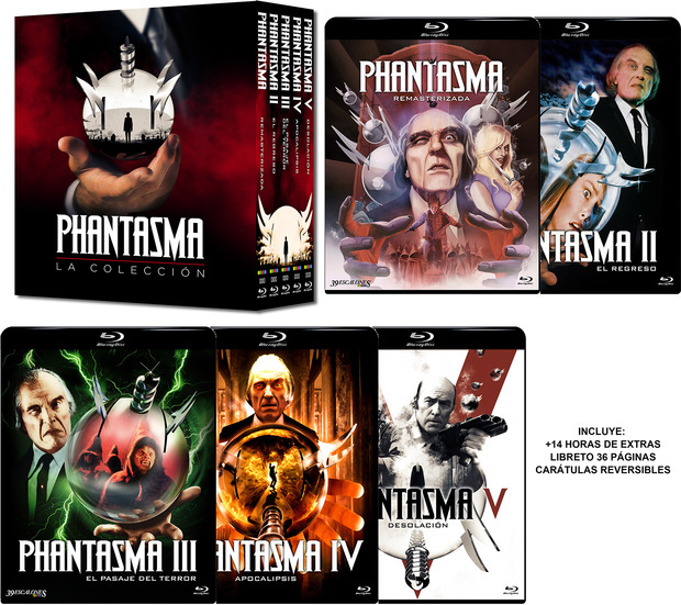 Así será el pack con la Saga Phantasma en Blu-ray 2