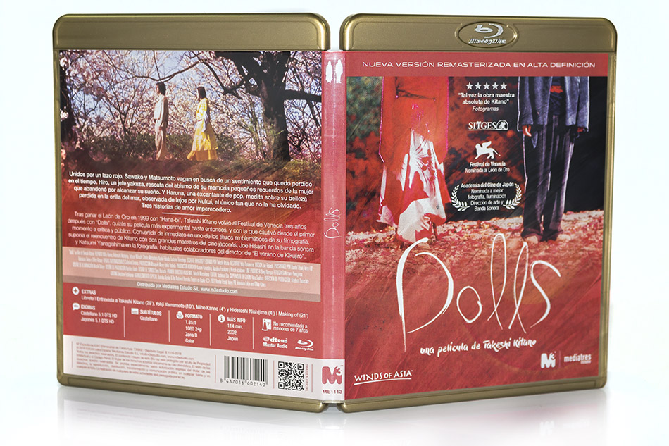 Fotografías del Blu-ray de Dolls con funda y libreto 8