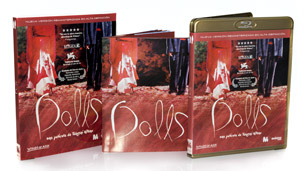 Fotografías del Blu-ray de Dolls con funda y libreto