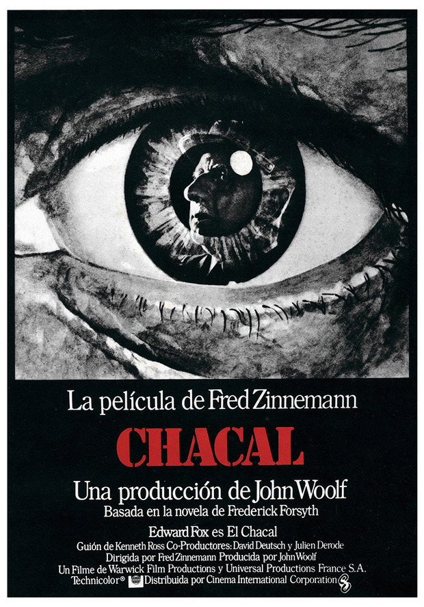 Anuncio oficial del Blu-ray de Chacal 1