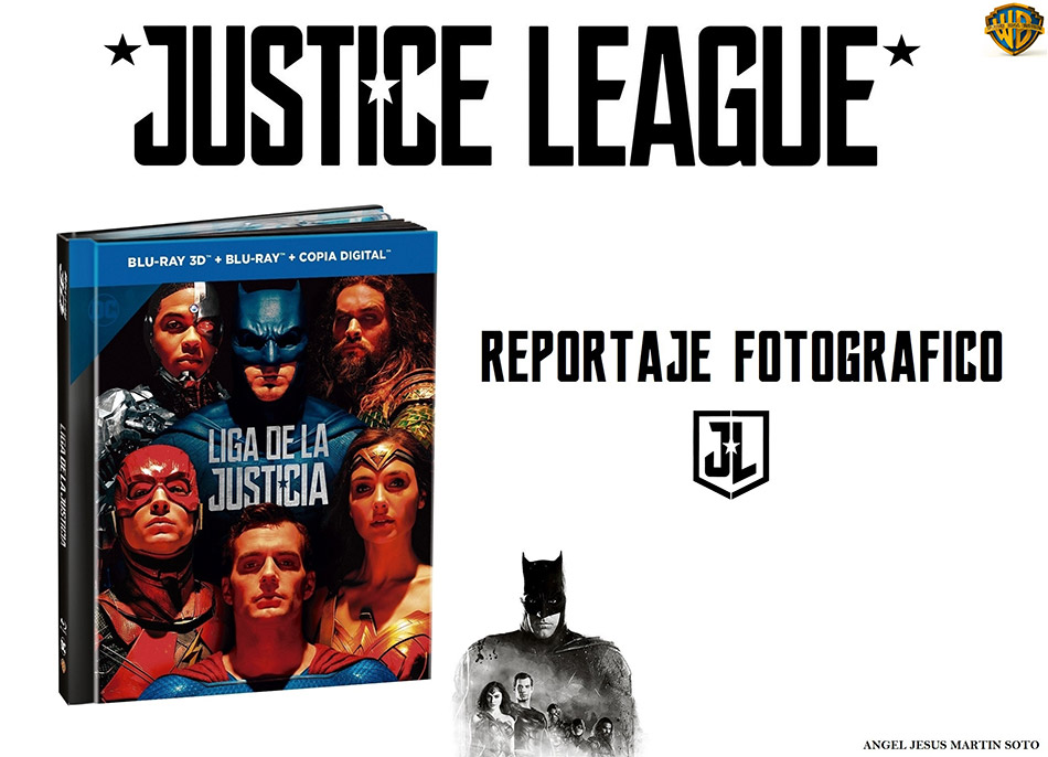 Fotografías del Digibook de Liga de la Justicia en Blu-ray 3D y 2D 1