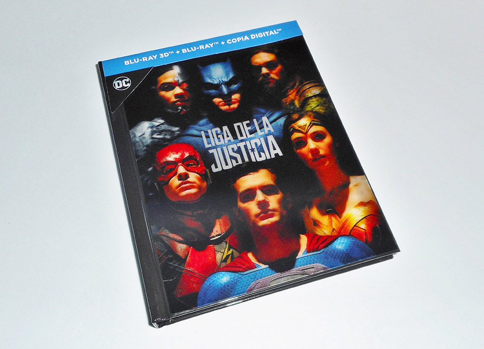 Fotografías del Digibook de Liga de la Justicia en Blu-ray 3D y 2D 2