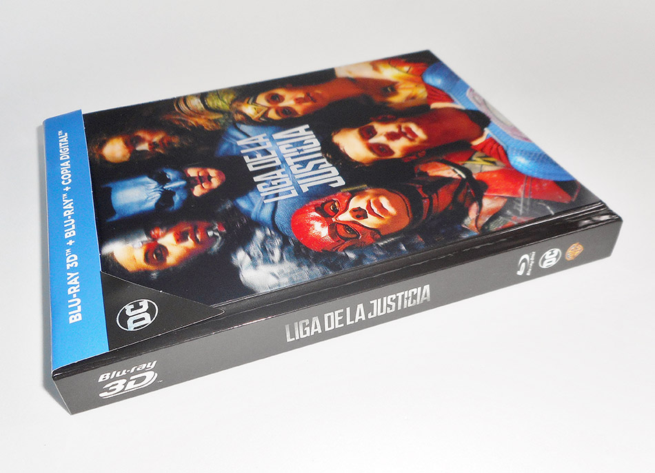 Fotografías del Digibook de Liga de la Justicia en Blu-ray 3D y 2D 3