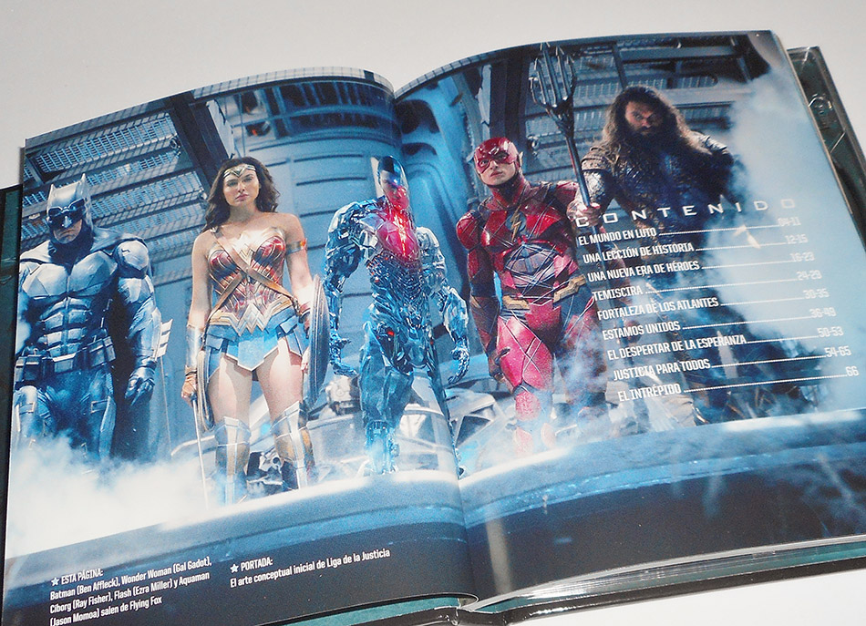 Fotografías del Digibook de Liga de la Justicia en Blu-ray 3D y 2D 9