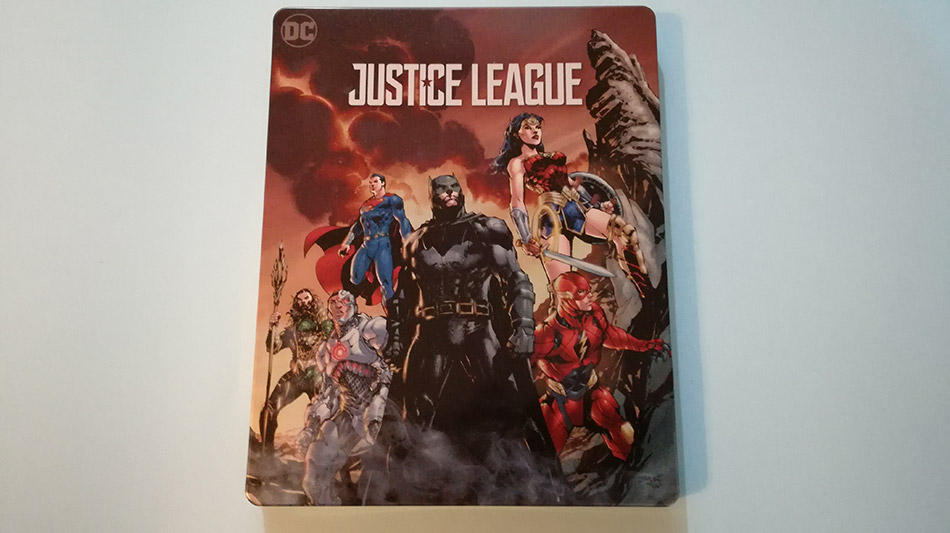 Fotografías del Steelbook ilustrado de Liga de la Justicia en Blu-ray 7