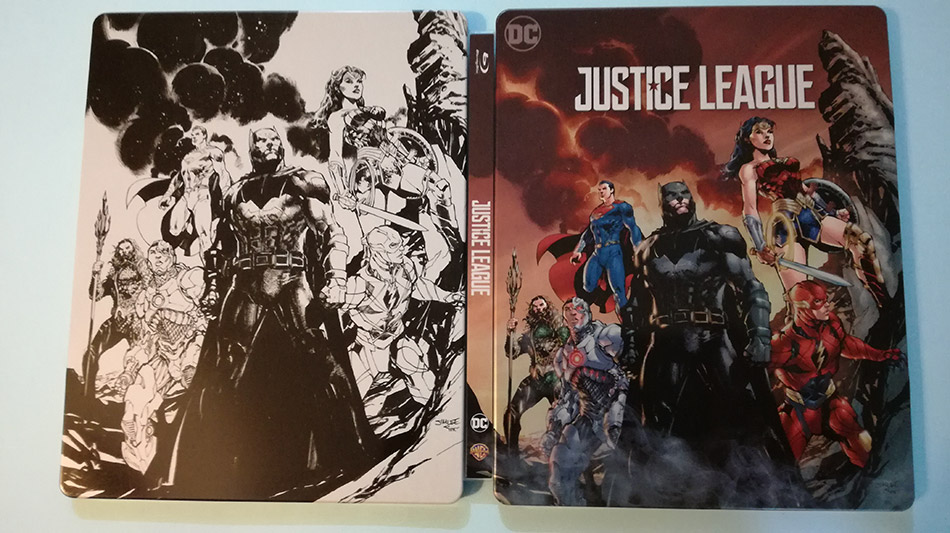 Fotografías del Steelbook ilustrado de Liga de la Justicia en Blu-ray 11