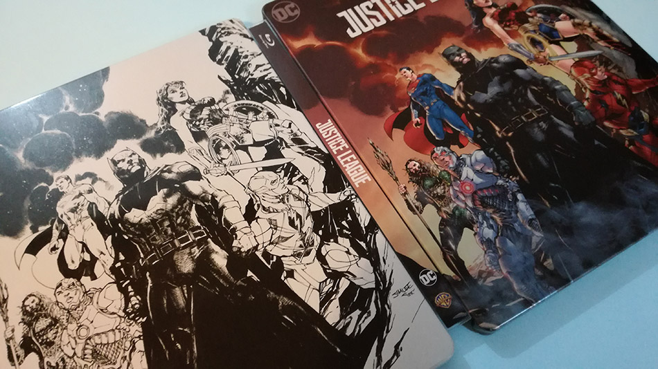 Fotografías del Steelbook ilustrado de Liga de la Justicia en Blu-ray 12