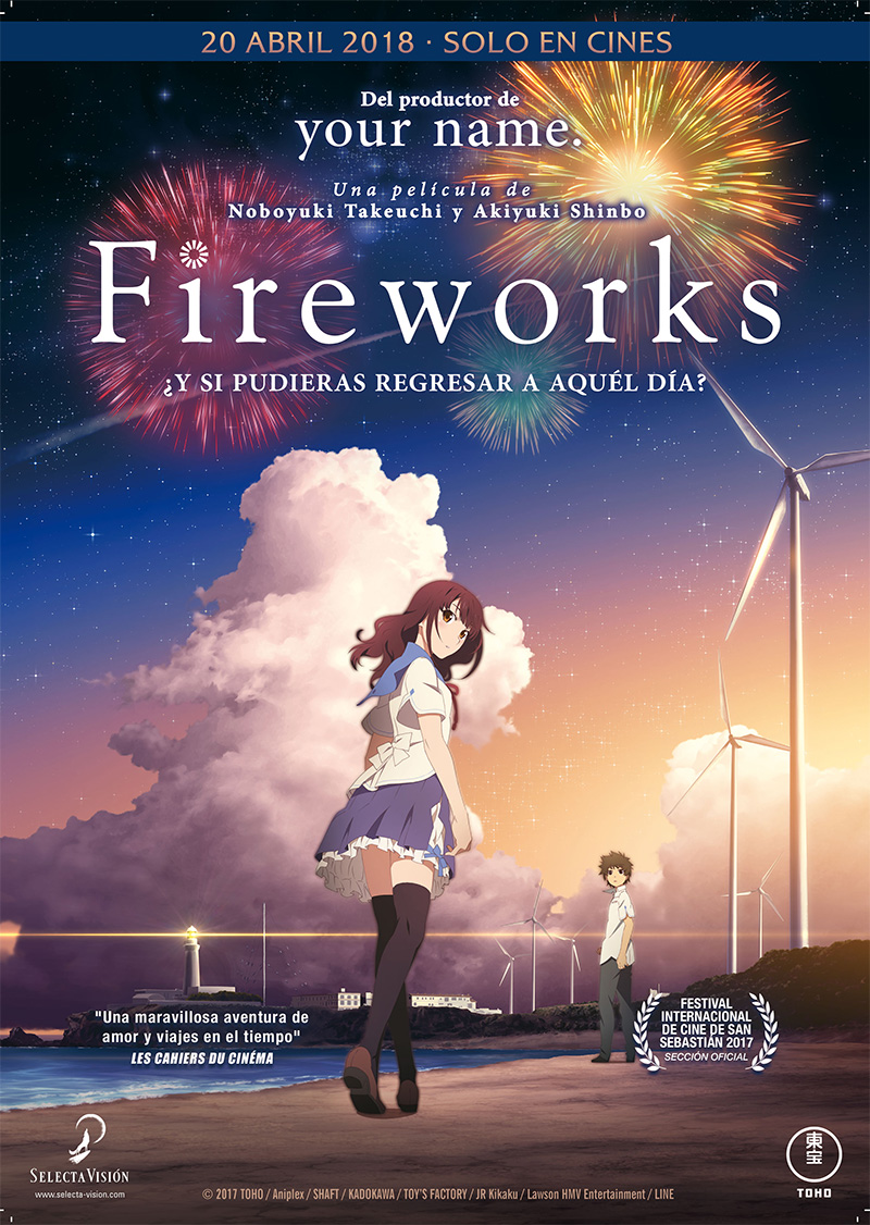Tráiler en castellano del anime Fireworks