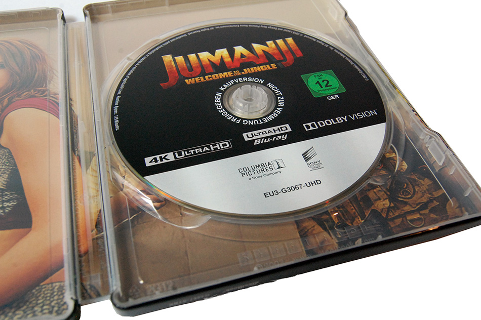 Fotografías del Steelbook 4K de Jumanji: Bienvenidos a la Jungla exclusivo de amazon.es 12