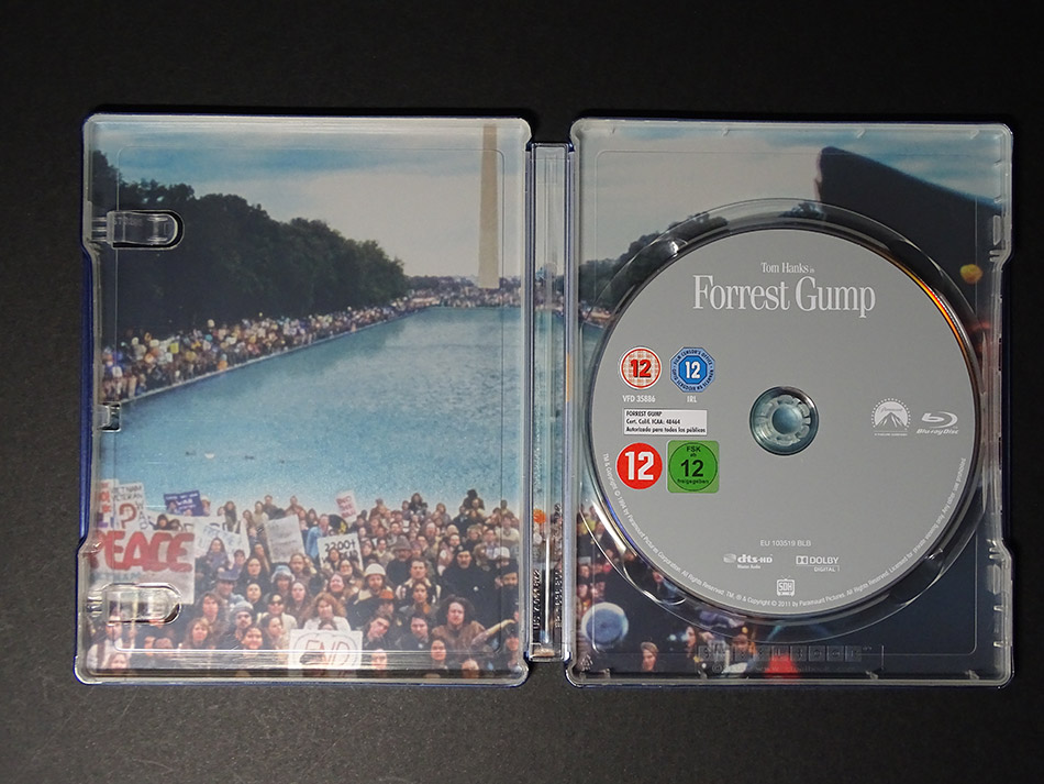 Fotografías del Steelbook de Forrest Gump en Blu-ray 11