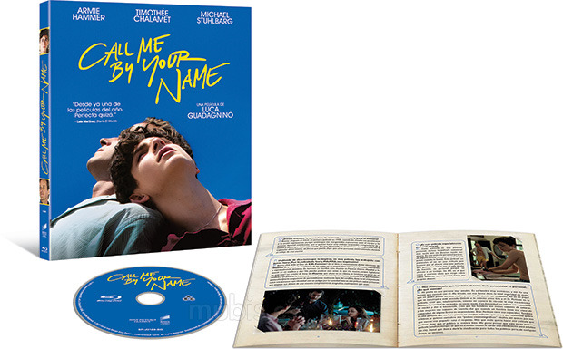 Diseño de la carátula de Call Me by Your Name - Edición Exclusiva en Blu-ray 1