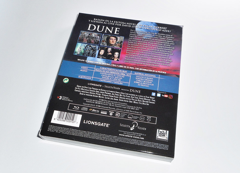 Fotografías de la edición coleccionista de Dune en Blu-ray 4