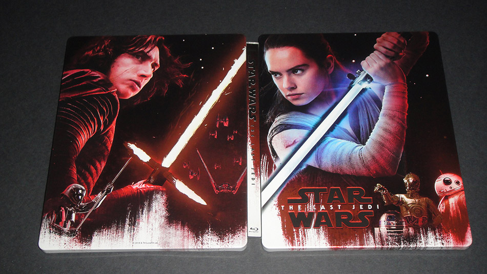 Fotografías del Steelbook de Star Wars: Los Últimos Jedi en Blu-ray 3D y 2D 10