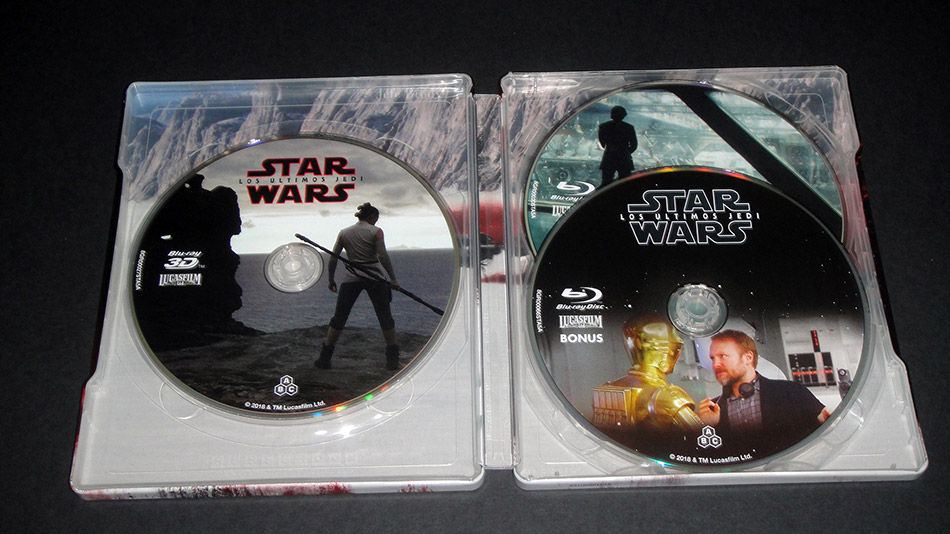 Fotografías del Steelbook de Star Wars: Los Últimos Jedi en Blu-ray 3D y 2D 13