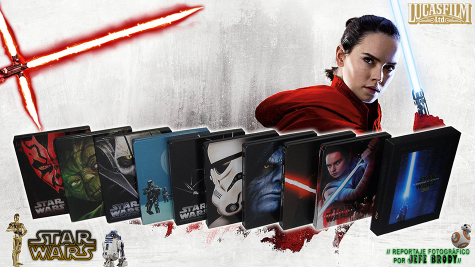 Fotografías del Steelbook de Star Wars: Los Últimos Jedi en Blu-ray 3D y 2D 17