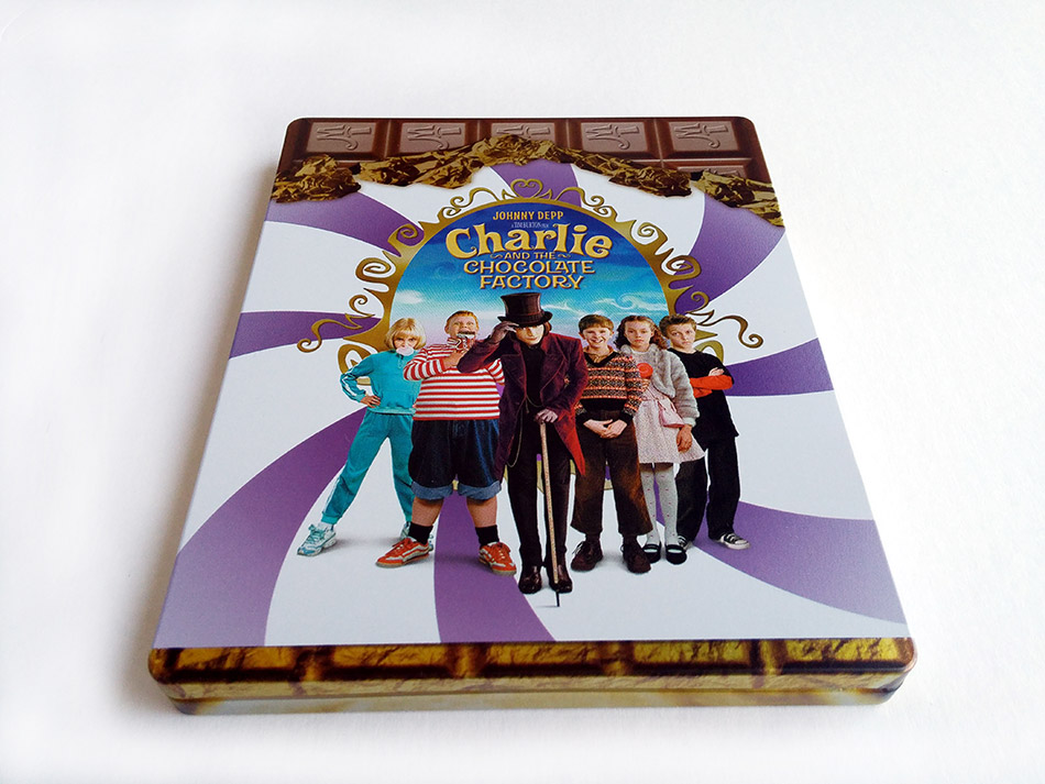 Fotografías del Steelbook de Charlie y la Fábrica de Chocolate en Blu-ray (FR) 5