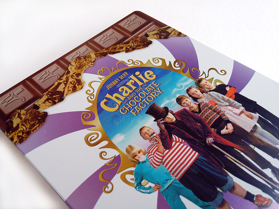 Fotografías del Steelbook de Charlie y la Fábrica de Chocolate en Blu-ray (FR) 6