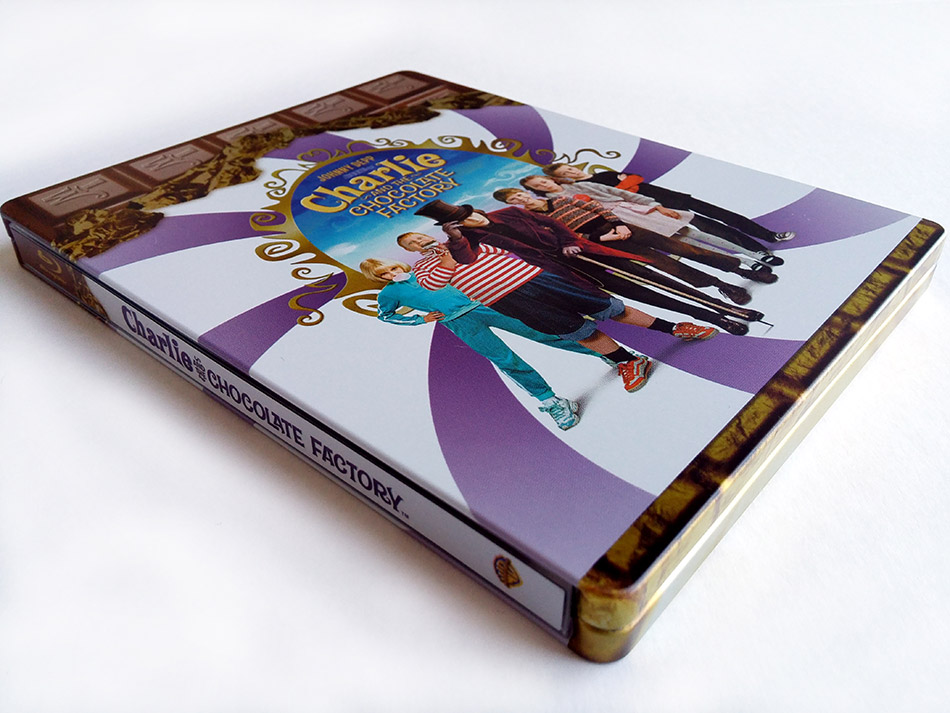 Fotografías del Steelbook de Charlie y la Fábrica de Chocolate en Blu-ray (FR) 7