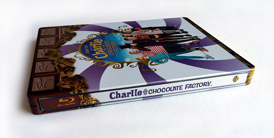 Fotografías del Steelbook de Charlie y la Fábrica de Chocolate en Blu-ray (FR) 8