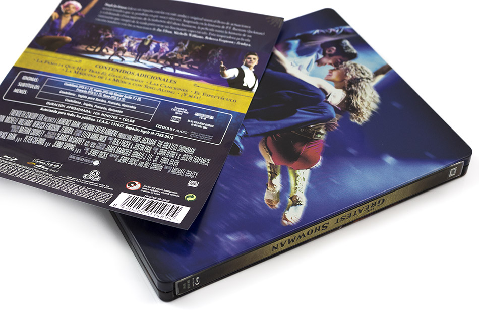 Fotografías del Steelbook de El Gran Showman en Blu-ray 8