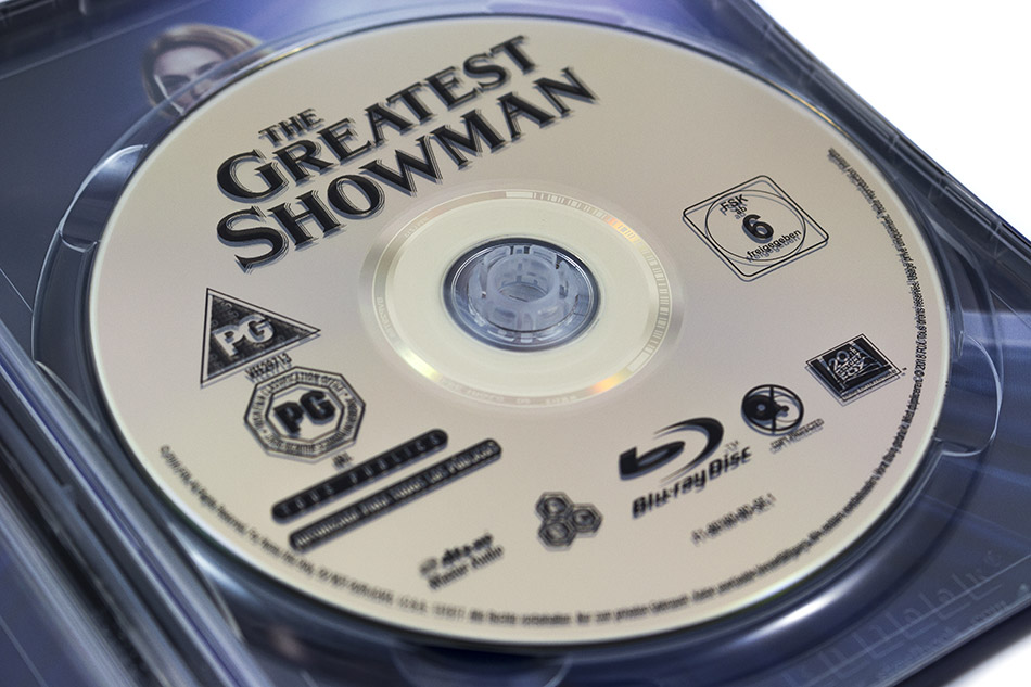 Fotografías del Steelbook de El Gran Showman en Blu-ray 11