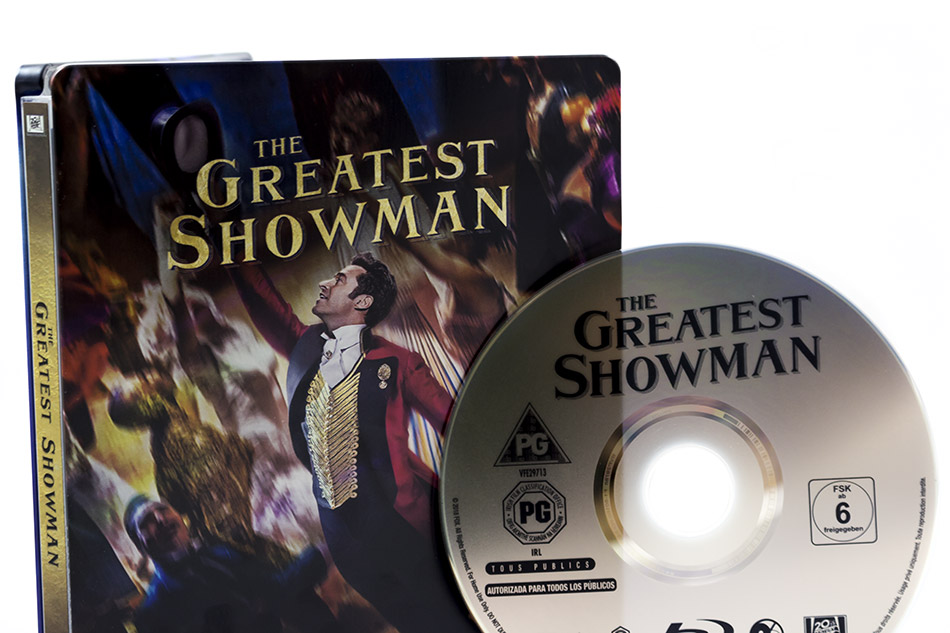 Fotografías del Steelbook de El Gran Showman en Blu-ray 13