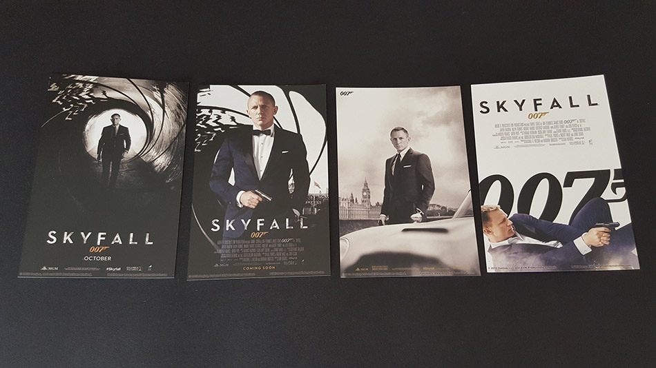 Fotografías del Steelbook con postales de Skyfall en Blu-ray (Francia) 20