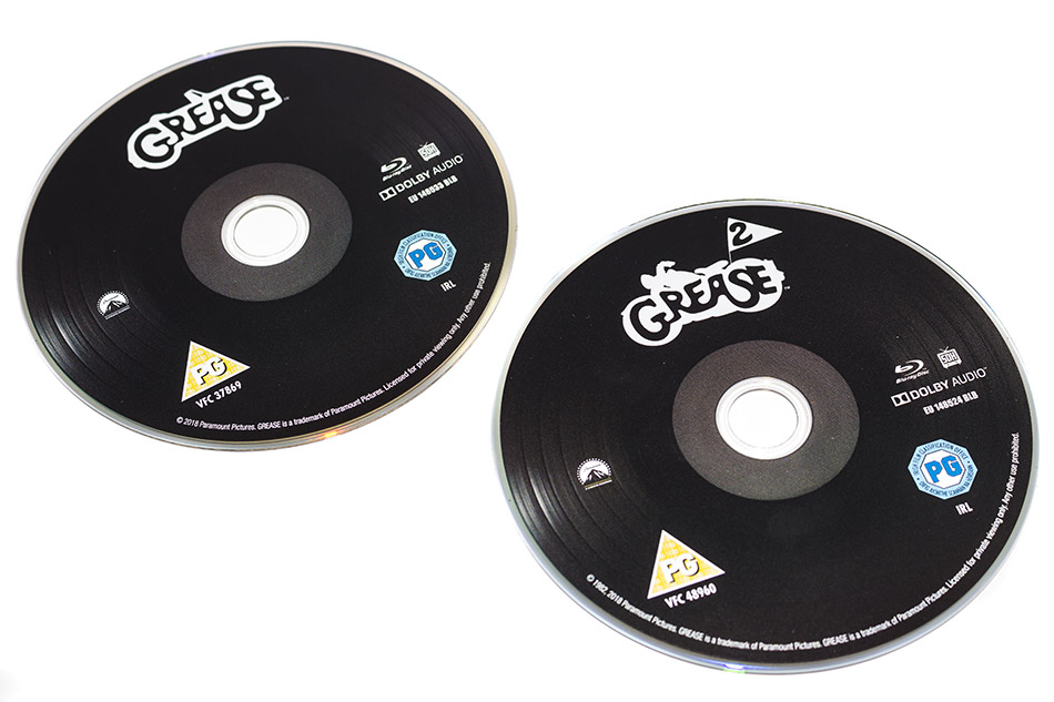 Fotografías del Steelbook con imanes de Grease 1 y 2 en Blu-ray 17