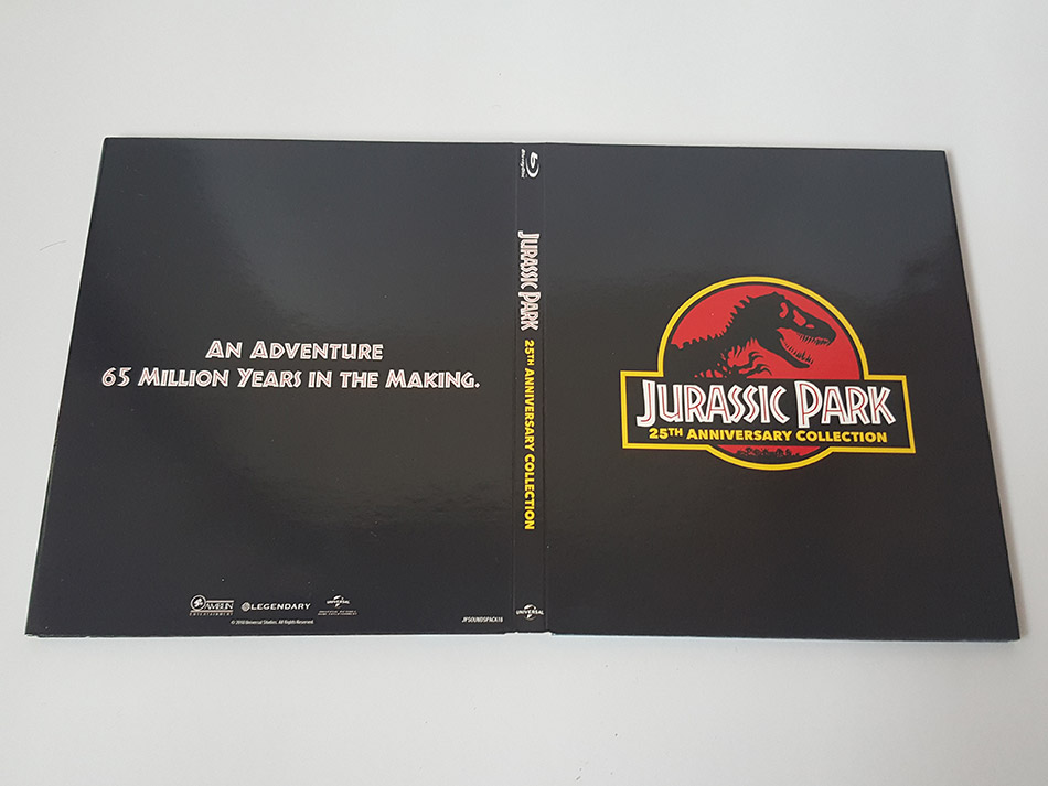 Fotografías de la ddición coleccionista de Jurassic Park 25º aniversario Blu-ray 25