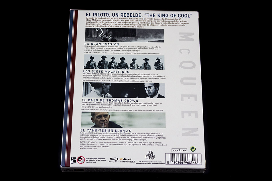 Fotografías de la Colección Steve McQueen en Blu-ray 6