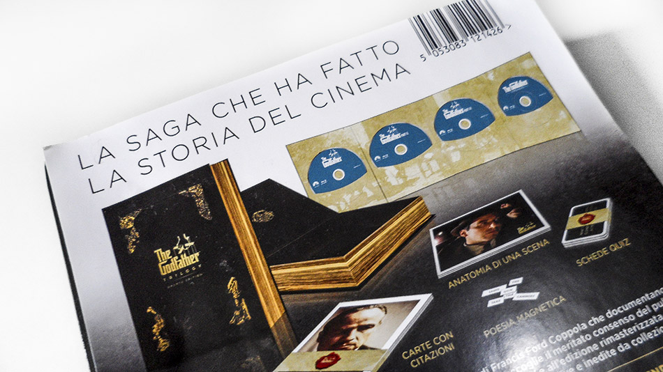 Fotografías de la Omerta Edition con la Trilogía El Padrino en Blu-ray (Italia) 4