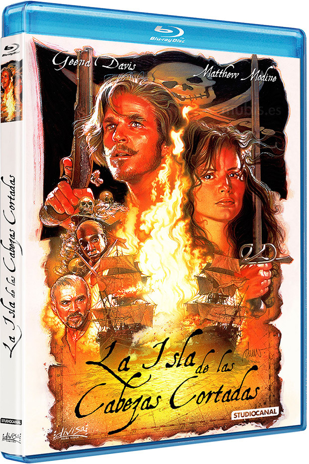 Carátula completa del Blu-ray de La Isla de las Cabezas Cortadas 1