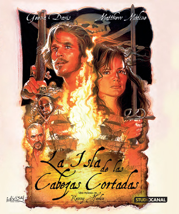 Carátula completa del Blu-ray de La Isla de las Cabezas Cortadas 2