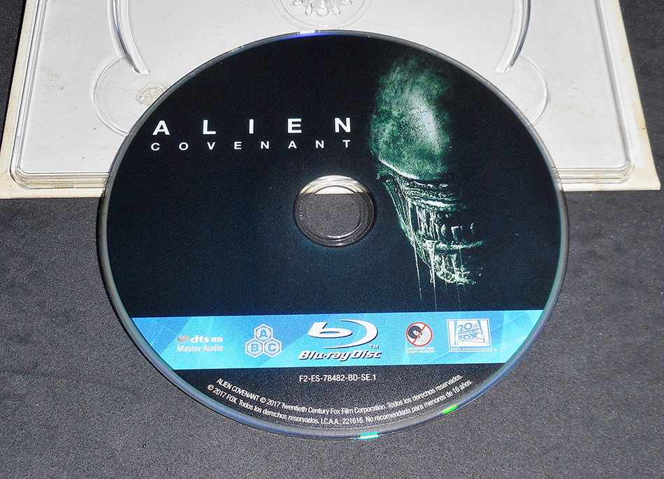 Fotografías del Digibook de Alien: Covenant en Blu-ray 16