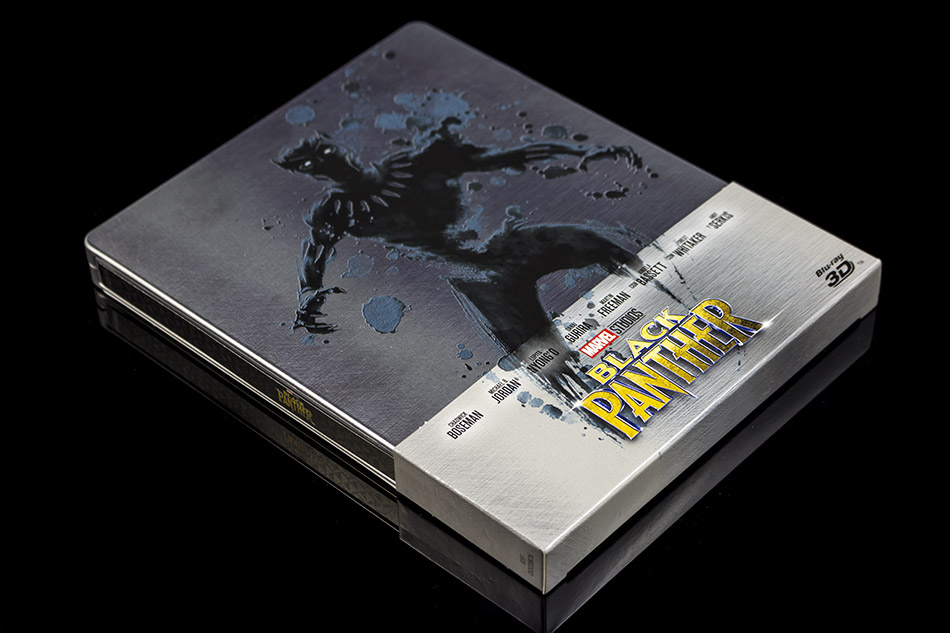 Fotografías del Steelbook de Black Panther en Blu-ray 3D y 2D 2