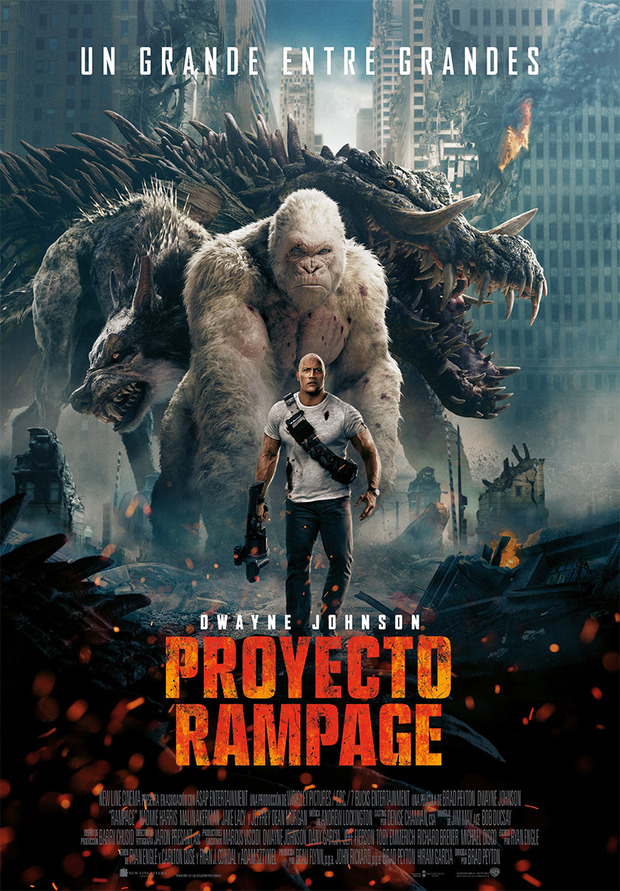 Primeros detalles de Proyecto Rampage en Blu-ray, 3D y 4K
